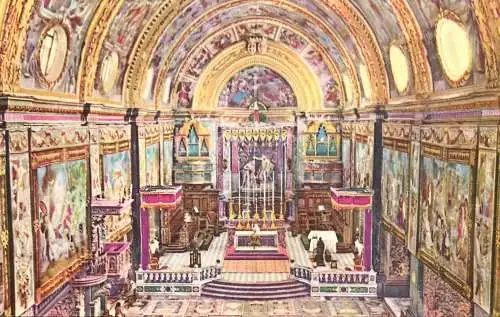 Malta Valletta St John's Co-Cathedral interior view