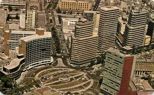 Mexico Ciudad de Mexico D.F Columbus Circle multi view