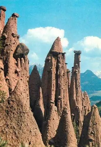Italy Dolomiten Erdpyramide am Ritten