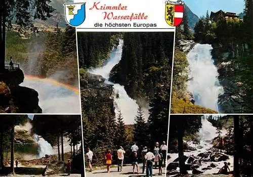 Austria Krimmler Wasserfalle die Hochsten Europas
