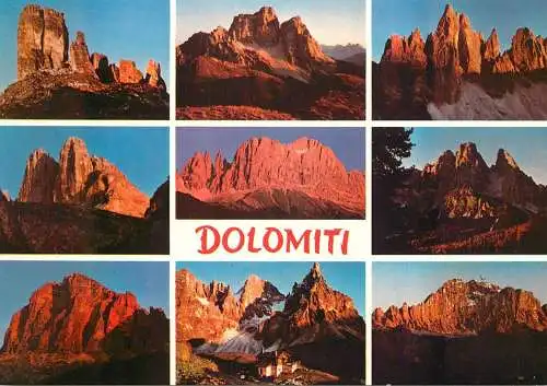 Italy Dolomiti peak views