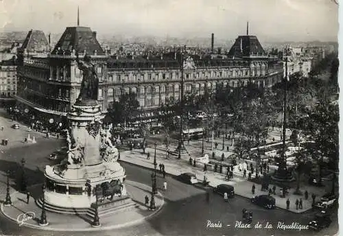 France Paris place de la republique