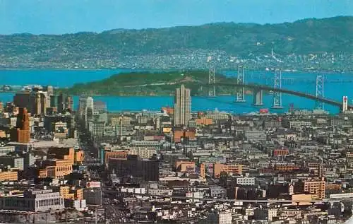 USA San Francisco CA cityscape panoramic view