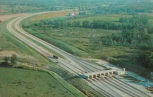 USA Eastpoint Indiana Toll Road aerial view