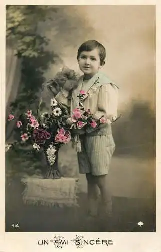 Elegant young boy photo portrait