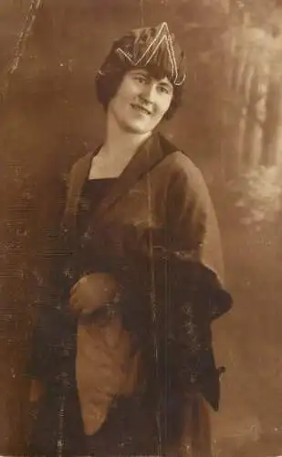 Elegant lady fancy fancy hat beautiful smile