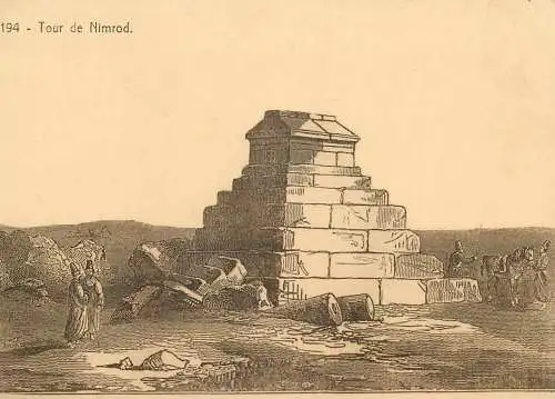 Tour de Nimrod vintage pictorial card