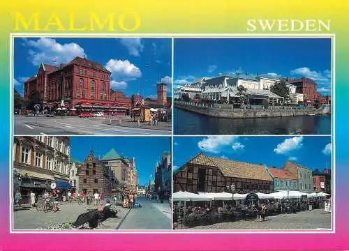 Sweden Malmo terrace and center