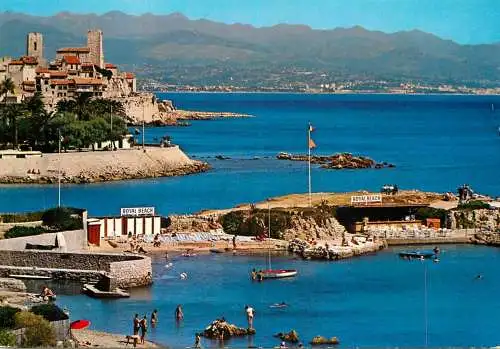 France Alpes Maritimes > Antibes la Plage de l'Ilette 1976