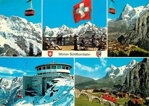 Switzerland Murren Berner Oberland Schilthornbahn
