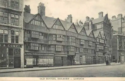 Old Houses Holborn London England