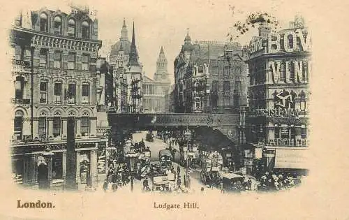 England London Ludgate Hill