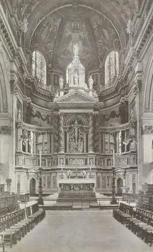 England London St Paul's Cathedral inner view