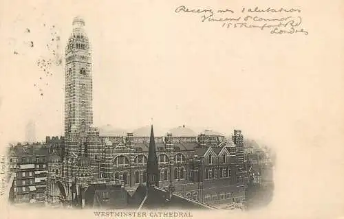 England London Westminster Cathedral exterior aspect