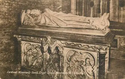 England London Westminster Cathedral Crypt Chapel Cardinal Wiseman's Tomb