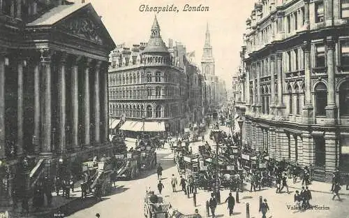 England London Cheapside view