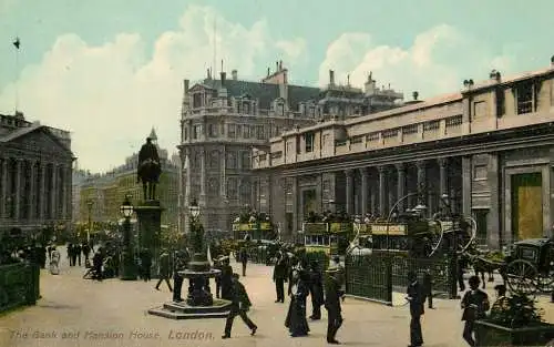 England London the Bank & Mansion House