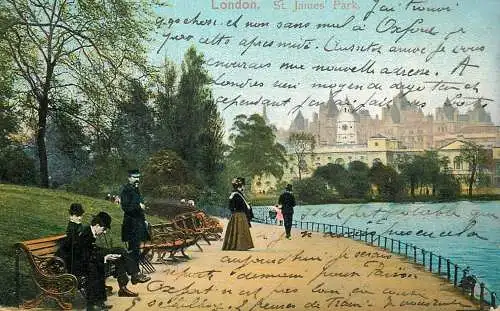 England London St James illustration