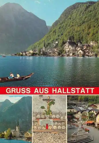 Austria Gruss aus Hallstatt am Hallstattersee multi view