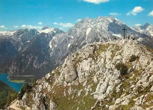 Germany Blick vom Jenner auf Konigsee und Watzmann