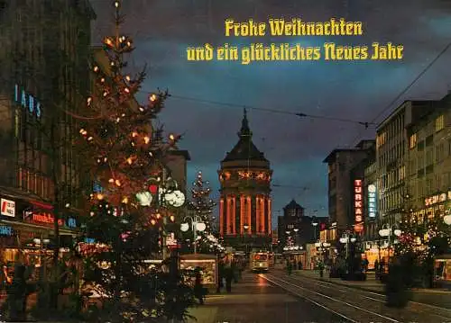 Germany Mannheim Weihnachten in den Planken