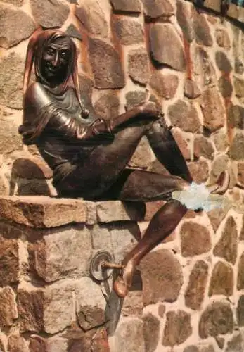 Germany Denkmalbrunnen Till Eulenspiegel in der Eulenspiegelstadt Molln, Lauenburgische
