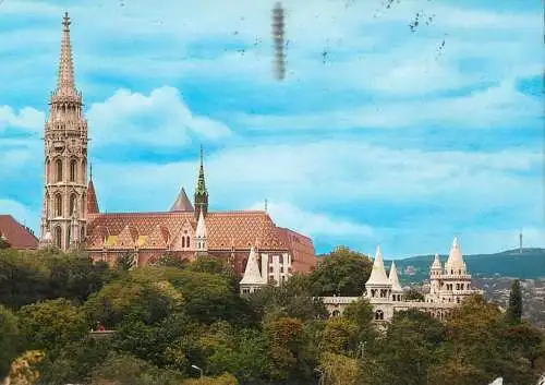 Hungary Budapest Matyas templom 1986