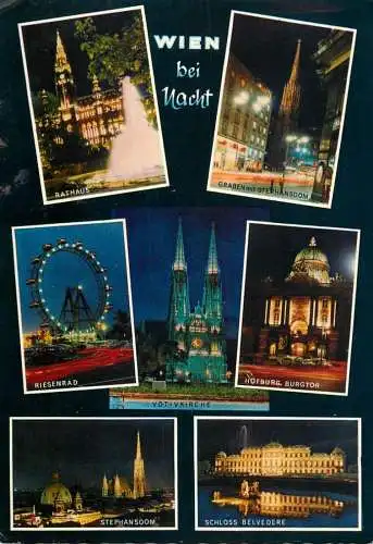 Austria Wien Risenrad Hofburg Rathaus Stephansdom Belvedere schloss