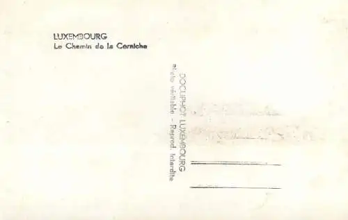 Luxembourg le chemin de la Corniche