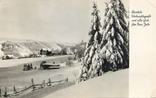 Germany winter landscape New Year