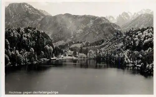 Austria Tirol Hechtsee gegen das Kaisergebirge