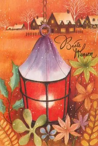 Holiday postcard Beste Wensen Christmas