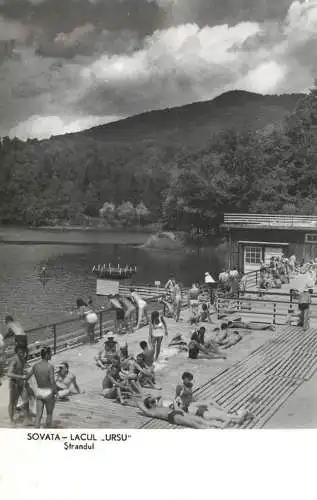 Romania Sovata lacul Ursu strand