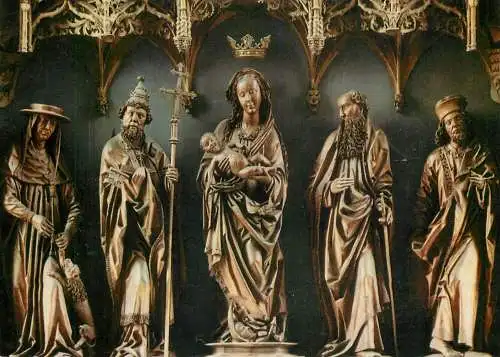 Germany Ohringen Stiftskirche Hochaltar detail view