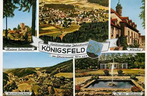 Germany Konigsfeld im Schwarzwald  Heilklimatischer Jahreskurort multi view