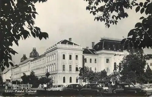 Romania vedere din Cluj palatul cultural