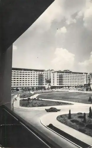 Romania vedere din Bucuresti Piata palatului