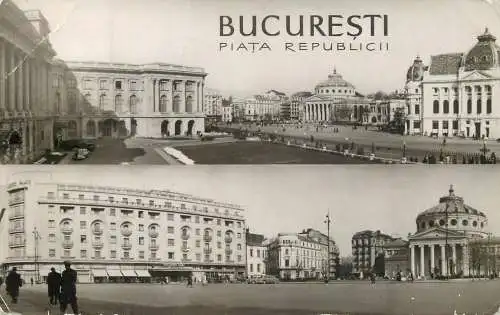 Romania vedere din Bucuresti Piata Republicii