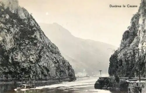 Romania Dunarea la cazane 1964