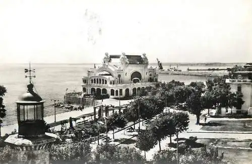 Romania Constanta farul genovez si cazinoul 1966