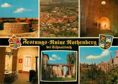 Germany Festungs Ruine Rothenberg bei Schnaittach Nurnberger Land multi view