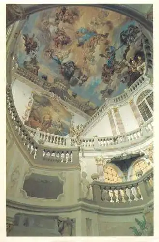 Germany Bad Wurzacher Schloss Treppenhaus mit Fresken von Pietro Scotti 1728