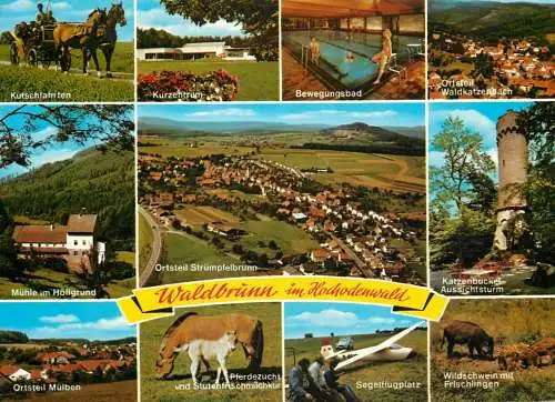 Germany Hohenluftkurort Waldbrunn im Hoher Odenwald ;multi view