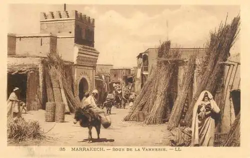 Africa Morocco Marrakesh Souk de la Vennerie ethnic traditions skills bedouin