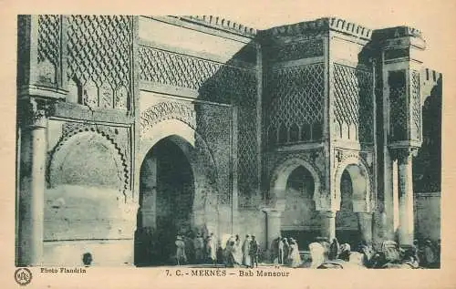 Africa Morocco Meknes Bab mansour