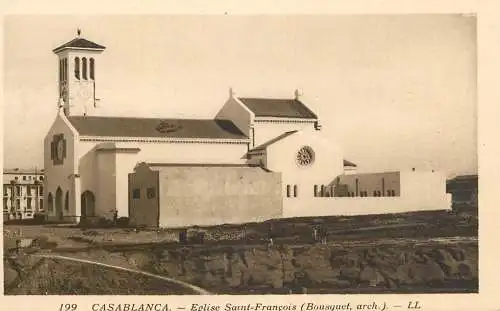 Africa Morocco Casablanca eglise Saint Francois bousquet