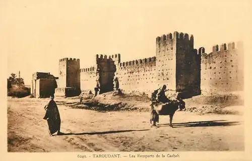 Africa Morocco Taroudant les remparts de la Casbah ethnic donkey