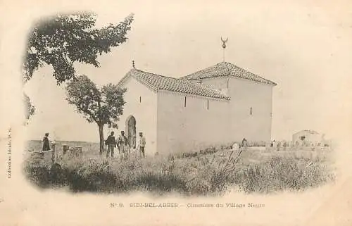 Africa Algeria Sidi Bel Abbès cimetiere du village Negre