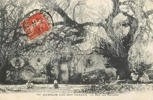 Tunisia hammam Sidi Bou Ghrara le bain des hommes ethnic 1911