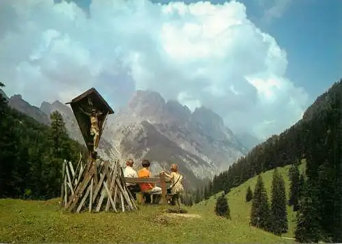Germany Berchtesgadener Land Blick aus dem Hinterseer Tal auf die Reiteralpe